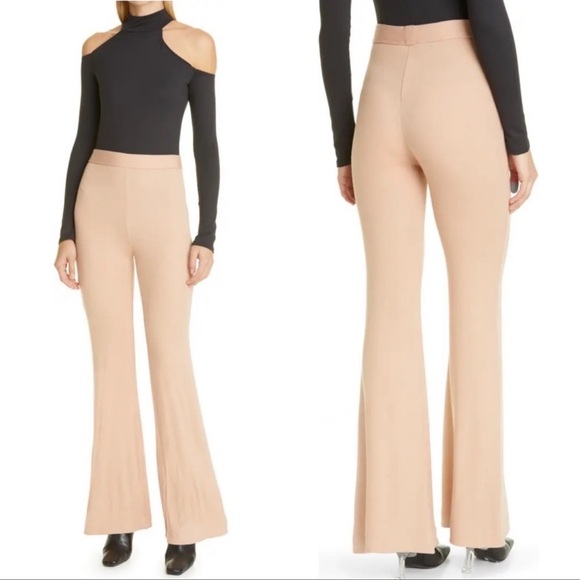 NWT ALIX NYC| High Rise Bowery Pant Stretch Flare in Fawn| Small - Picture 1 of 7